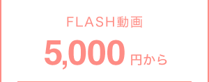 FLASH動画 5,000円から
